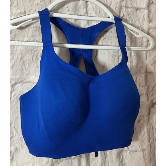 Victoria's Secret Incredible On Point 34DDD Blue Wireless Light Padded Sport Bra - Picture 1 of 5